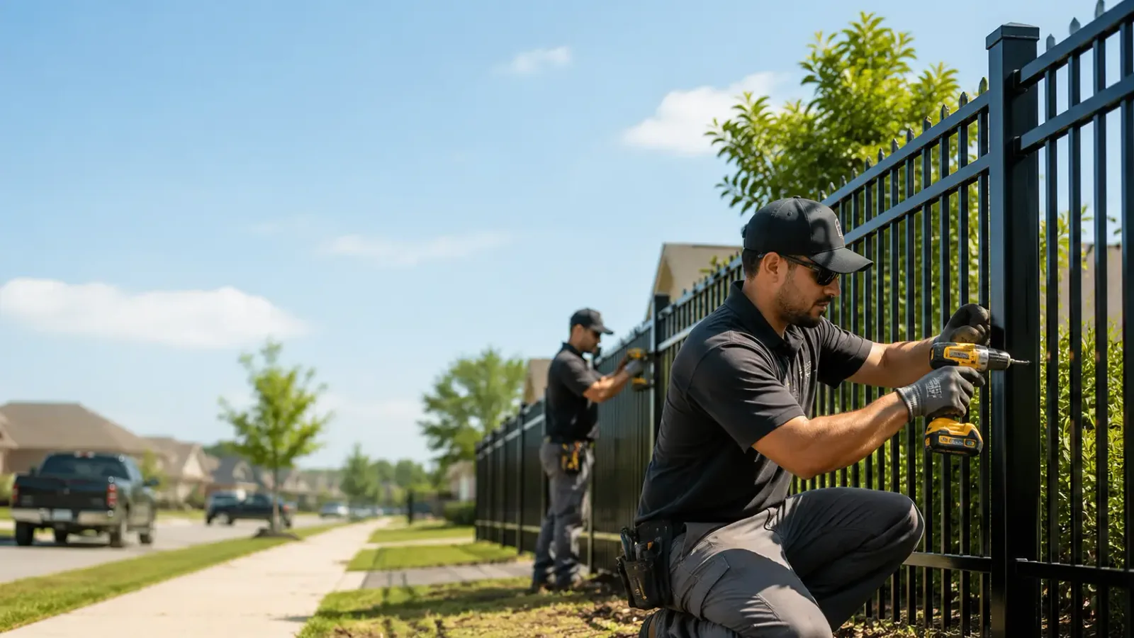 Metal Fence Installation in Blossom, TX